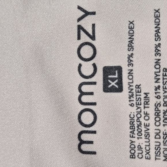 Momcozy Women Bra XL Pink T Shirt Wireless Nursing Adjustable Strap - Picture 3 of 11